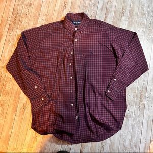 Ralph Lauren Men's Red Checkered Shirt
